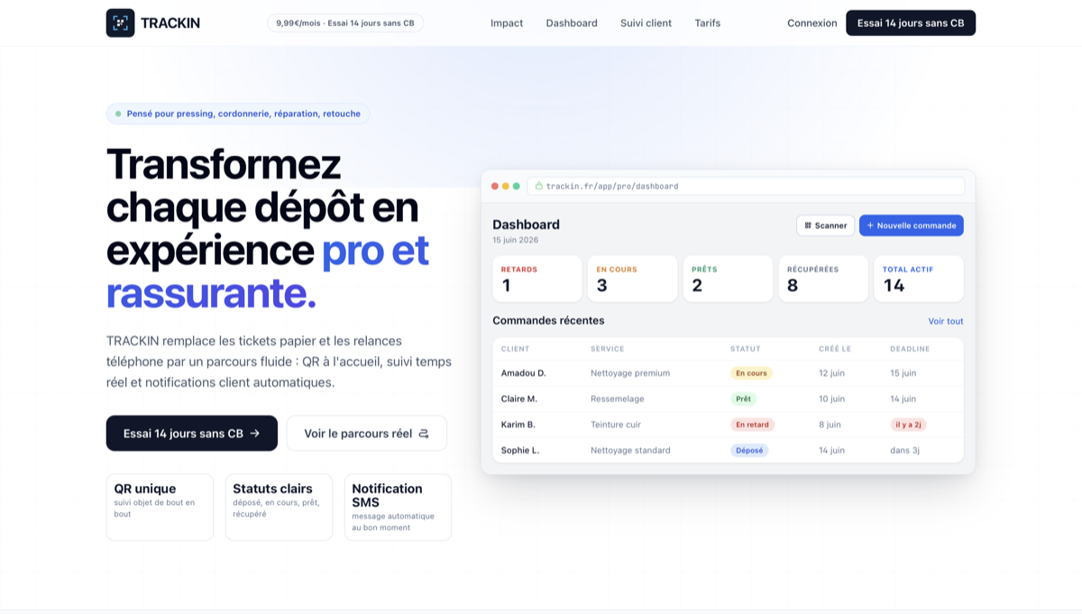 Trackin - Last-mile delivery platform